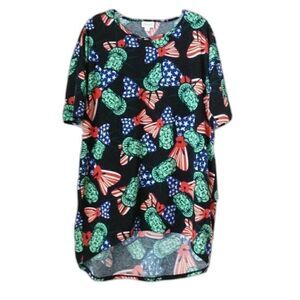 LuLaRoe Multicolor Short-sleeveTop S